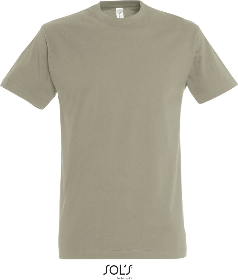 Levně Tričko z těžké bavlny - khaki