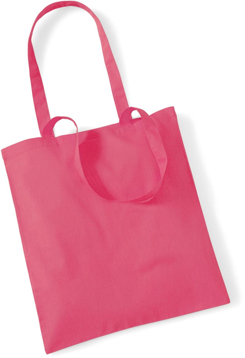 Levně Bavlněná taška "Bag for Life" - raspberry pink