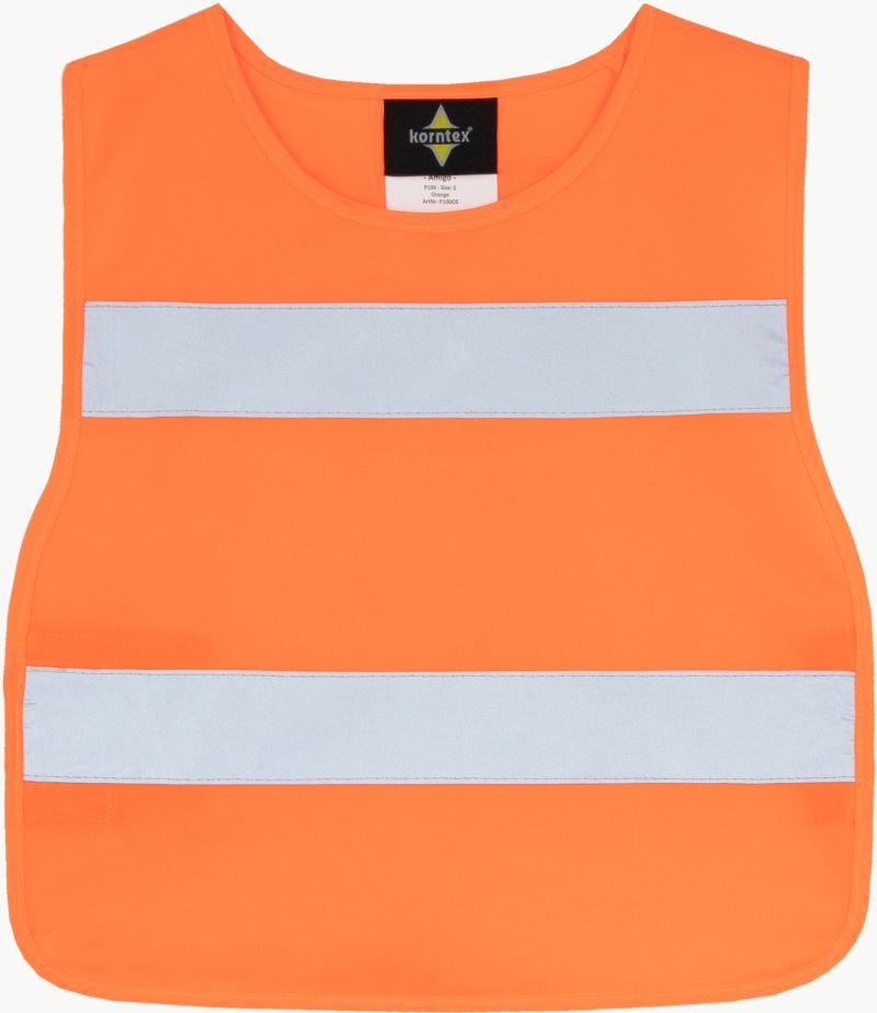 Levně Dětské pončo s vysokou viditelností - orange