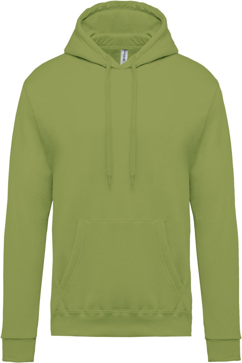 Levně Pánská mikina s kapucí - pistachio