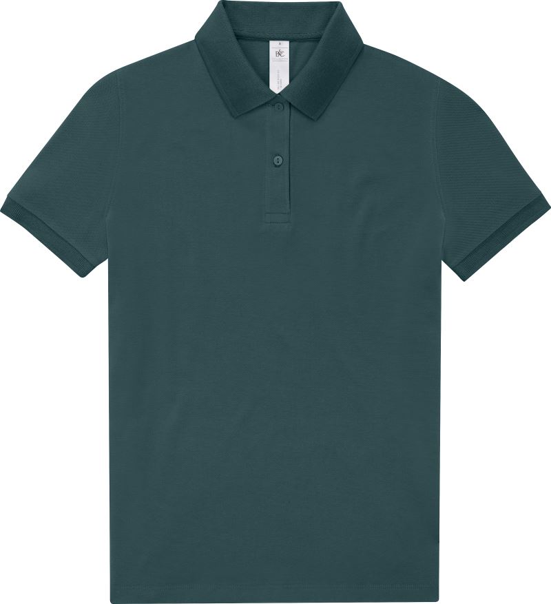 Levně Dámské piqué polo z těžké bavlny - amalfi teal