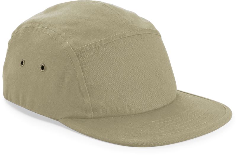 Levně 5 panelová plátěná kšiltovka "Camper" - desert sand