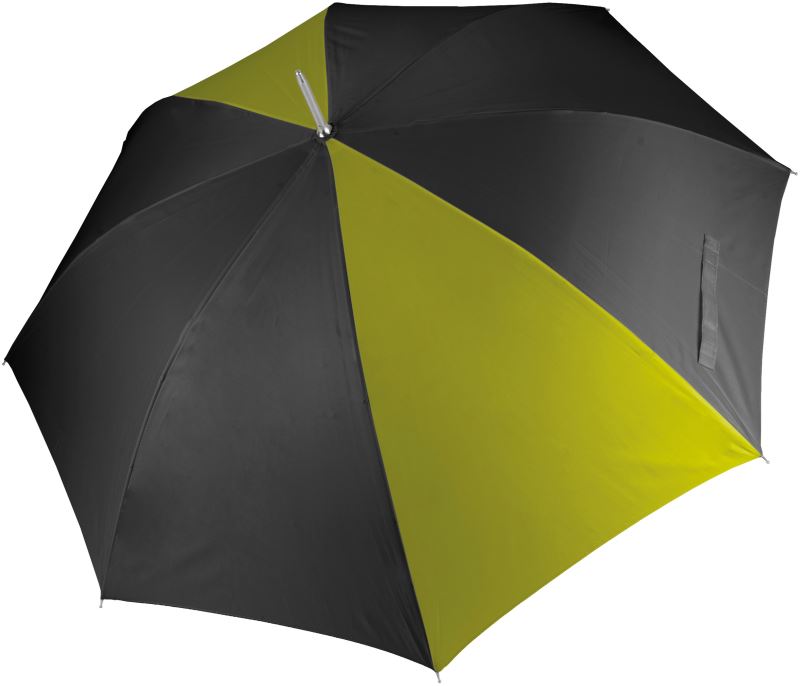 Levně Golfový deštník - black/burnt lime