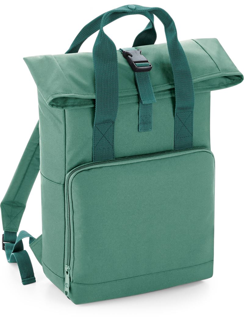 Rolovací batoh s dvojitým držadlem - sage green