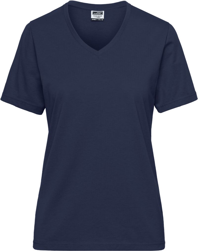 Levně Dámské pracovní tričko z bio bavlny - Solid - navy
