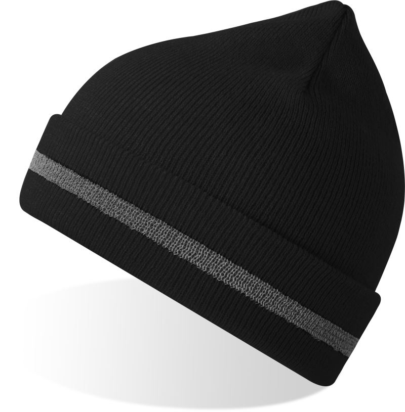 Levně Bezpečnostní pletená čepice - black