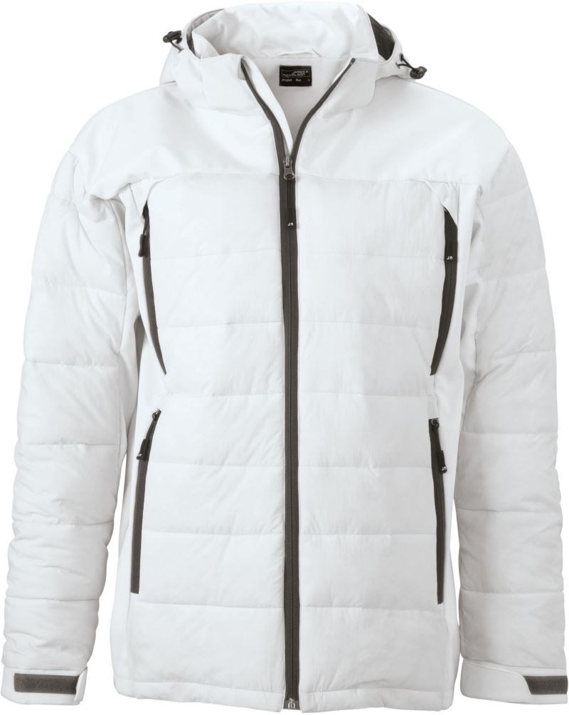 Levně Pánská outdoorová hybridní bunda - white