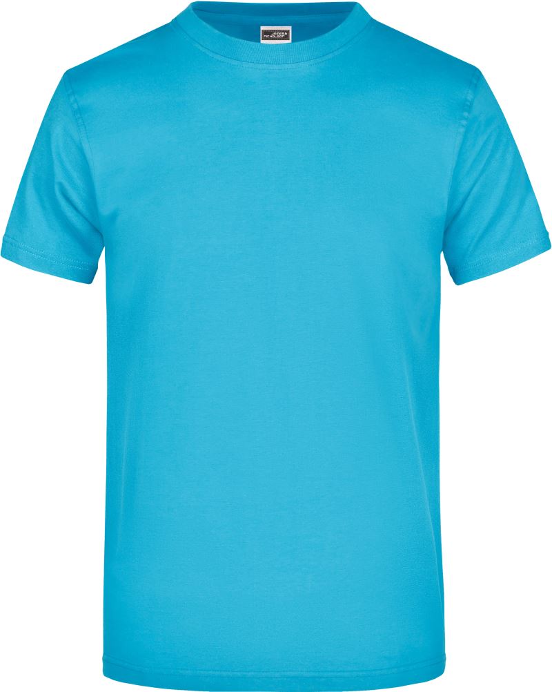 Levně Tričko z těžké bavlny - turquoise