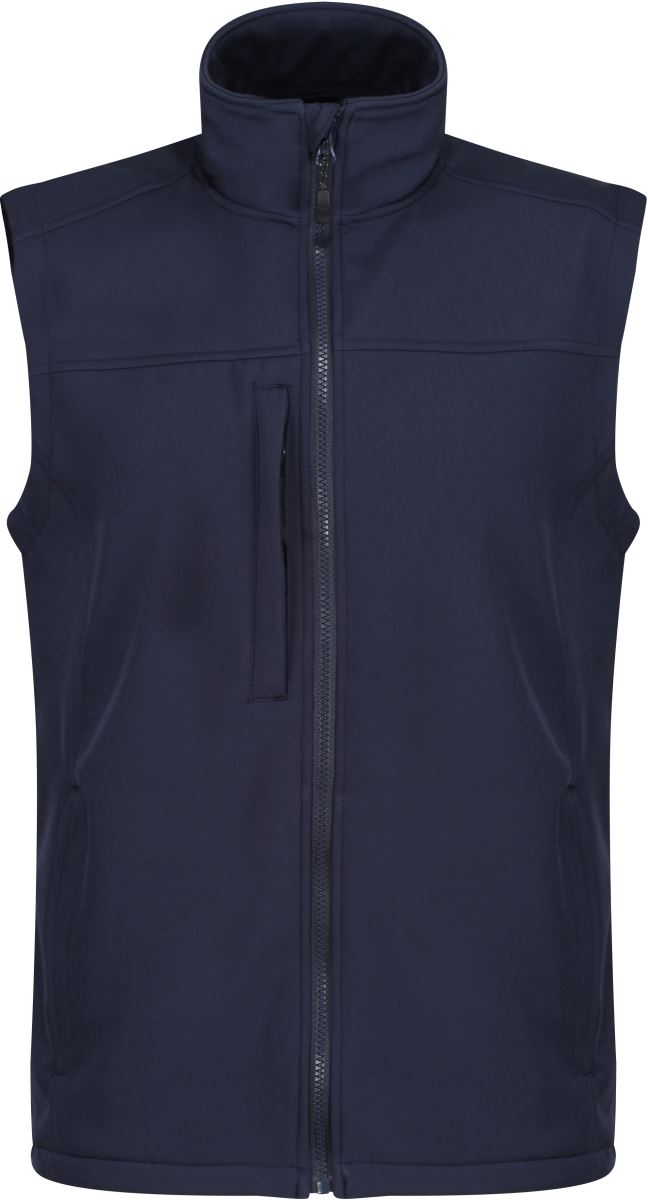 Levně 2-vrstvá softshellová vesta „Flux“ - navy