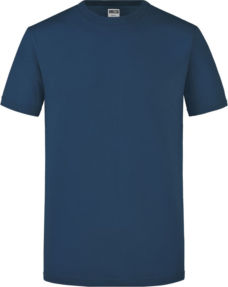 Levně Pánské vypasované tričko - navy