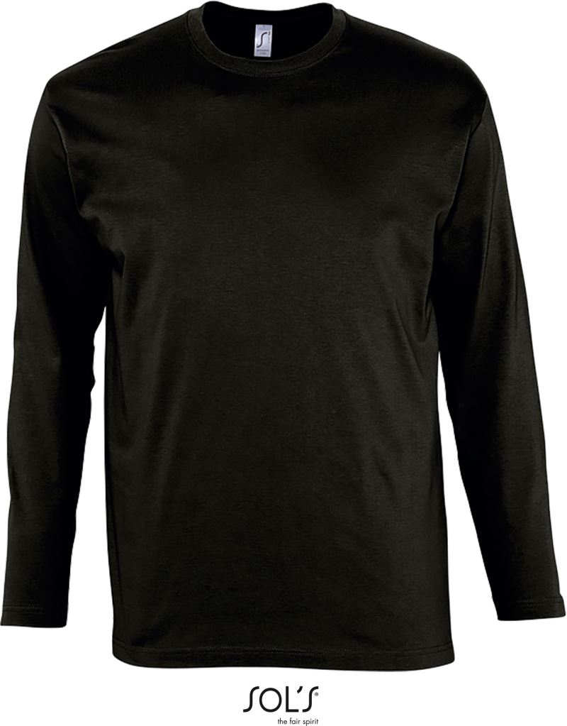 Levně Tričko s dlouhým rukávem - black