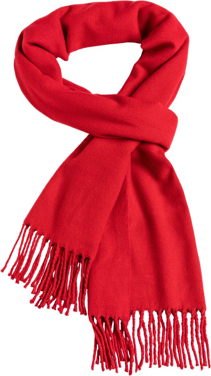Levně Elegantní tkaná šála - red