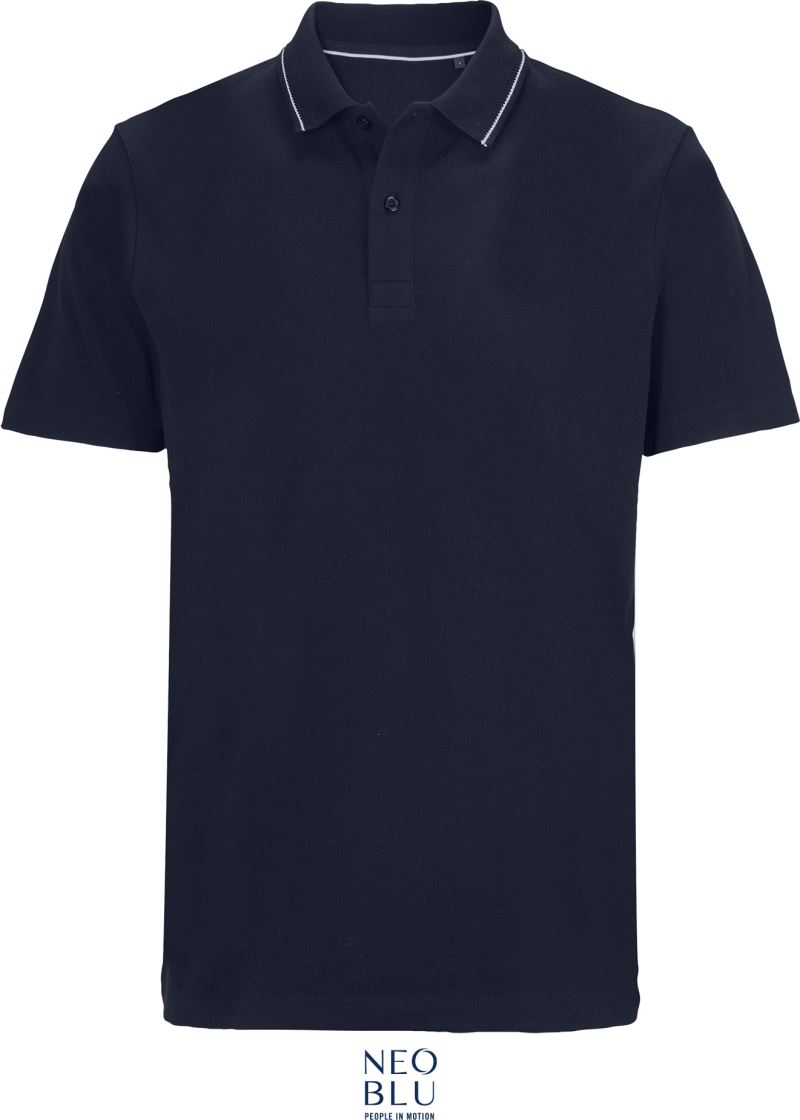 Levně Unisex piqué polo z těžké bavlny - night blue