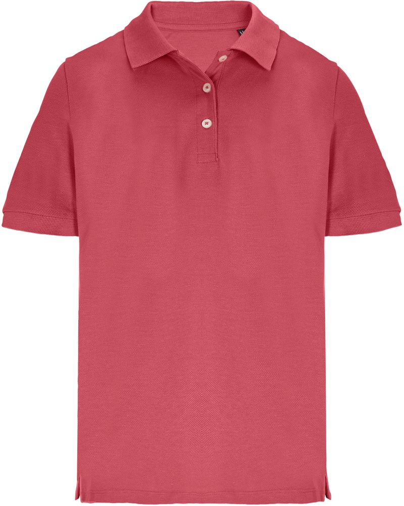 Levně Dámské piqué polo z těžké bavlny - folk pink