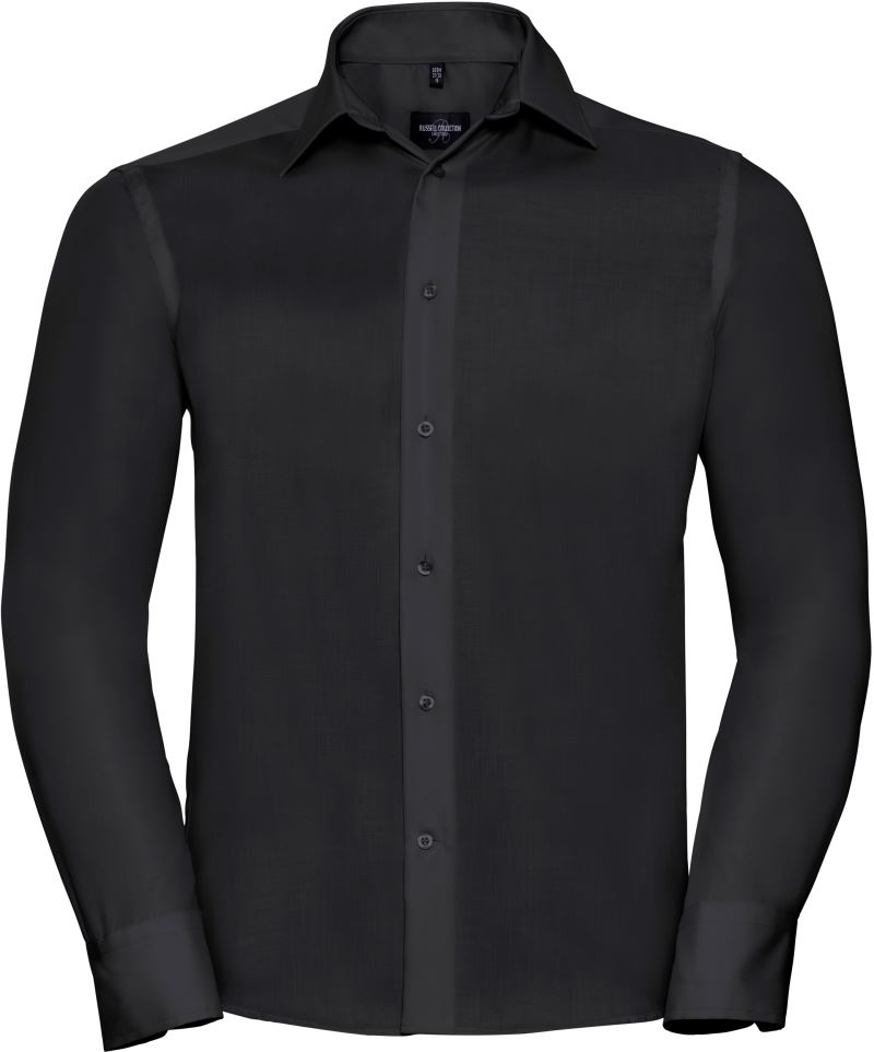 Nežehlivá košile s dlouhým rukávem - black