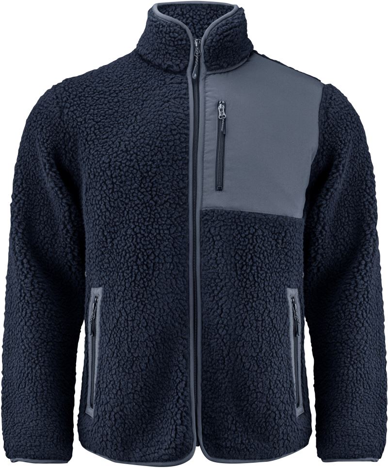 Pánská fleecová bunda Sherpa "Two-Tone" - navy