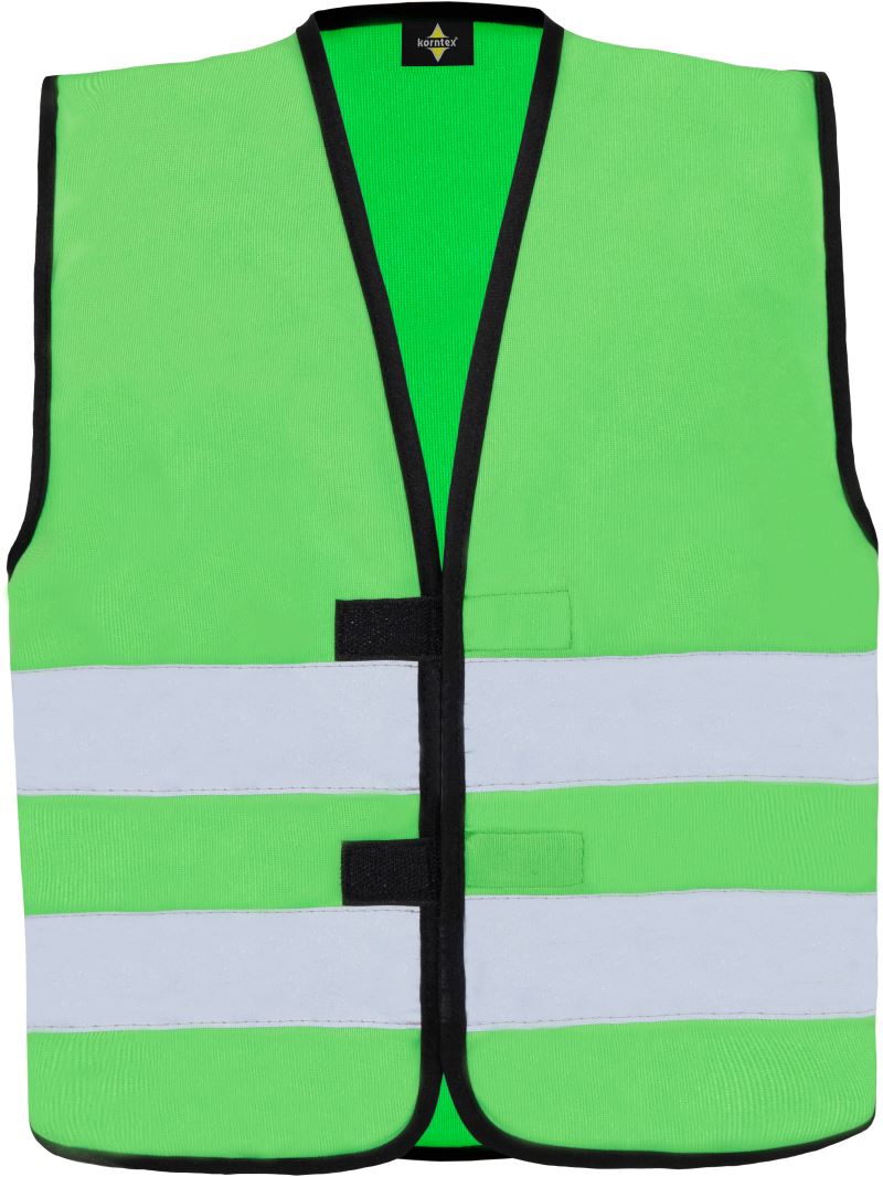 Dětská bezpečnostní vesta - neon green