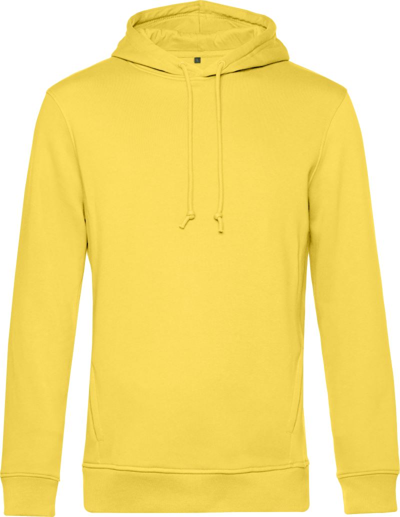 Levně Pánská mikina s kapucí - yellow fizz