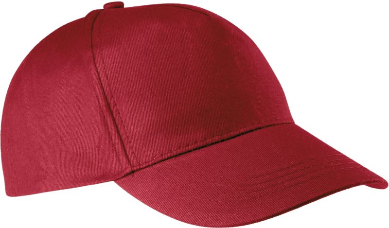5 panelová kšiltovka - burgundy