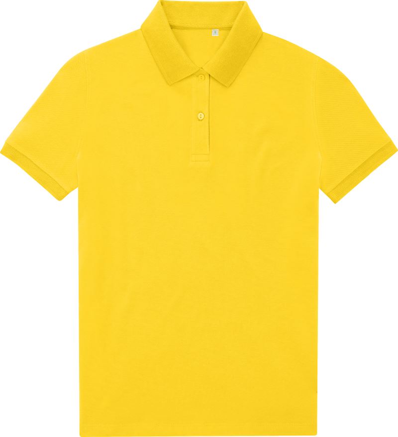 Levně Dámské piqué polo - pop yellow