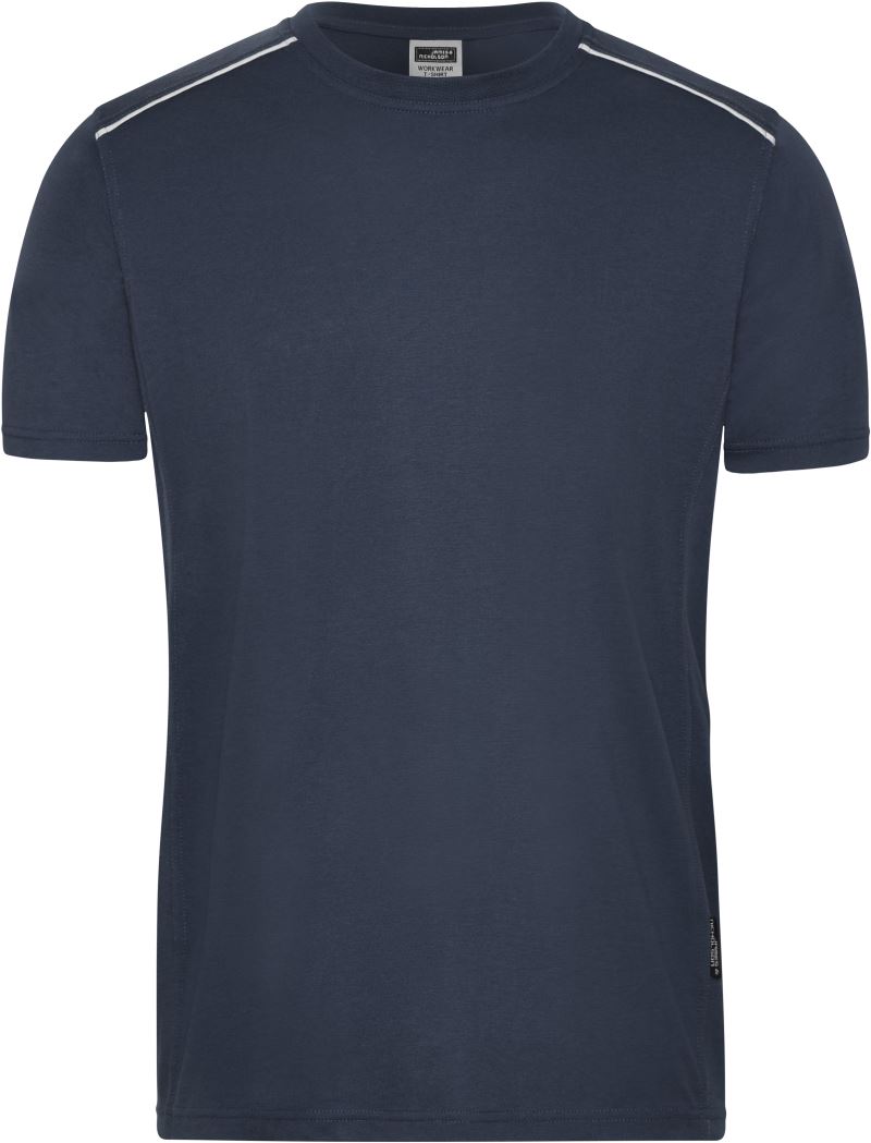 Levně Pánské pracovní tričko - Solid - navy