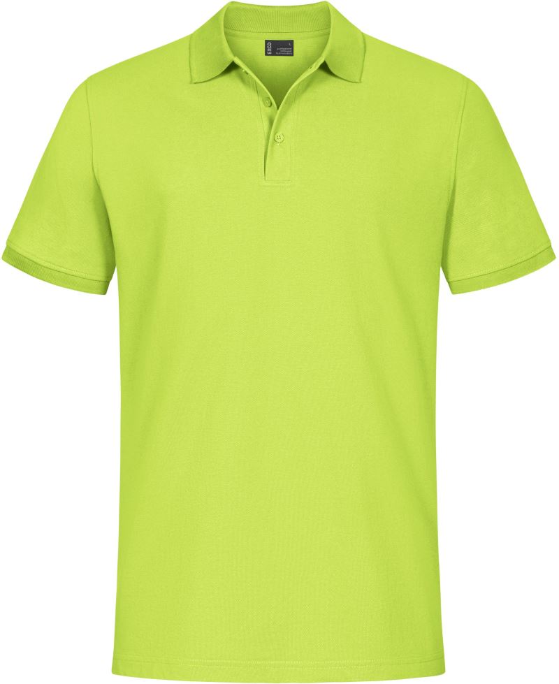 Levně Pánské pracovní piqué polo - EXCD - apple green