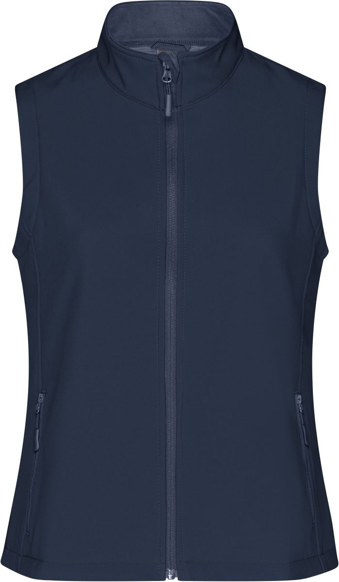 Levně Dámská 2-vrstvá promo softshellová vesta - navy/navy