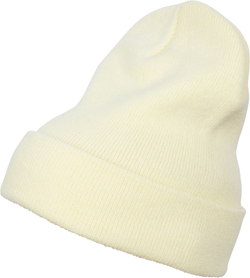 Levně Dlouhá pletená čepice - powder yellow