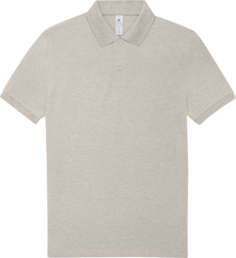 Levně Piqué polo z těžké bavlny - heather grey fog