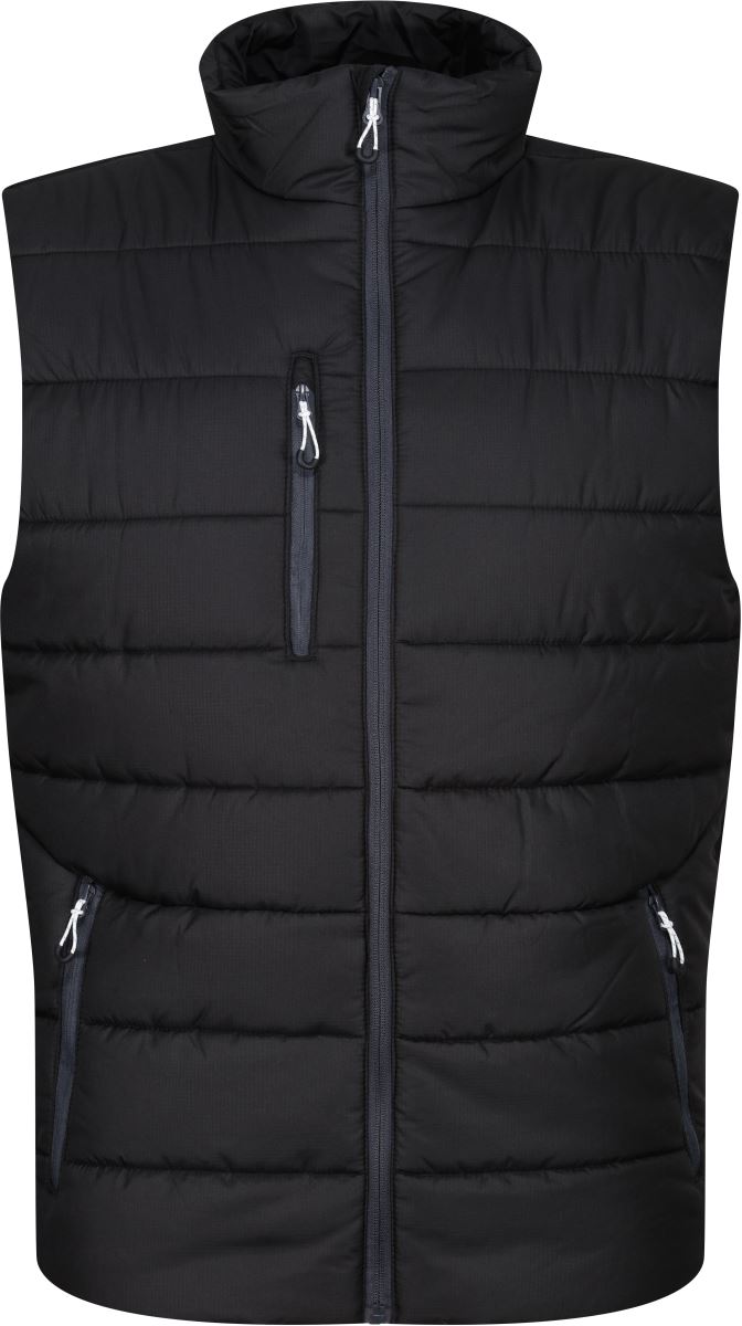 Levně Thermo vesta "Navigate" - black/seal grey