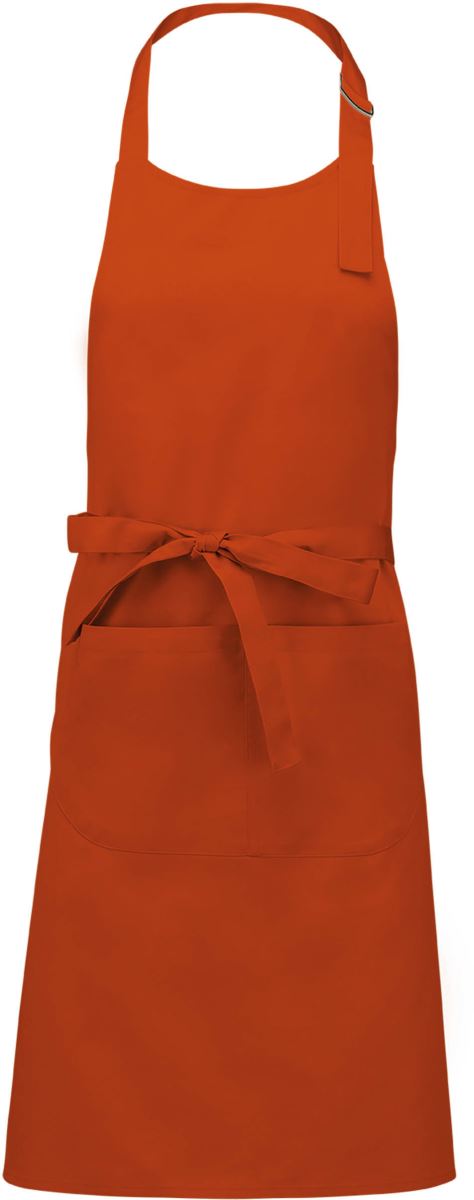 Levně Zástěra s laclem "Sommelier" - burnt orange