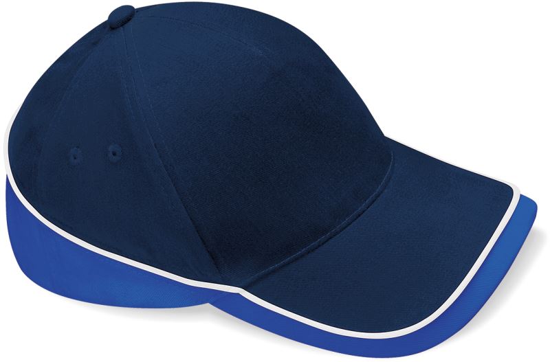 Levně 5 panelová týmová závodní kšiltovka - french navy/bright royal/white