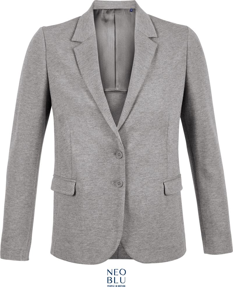 Levně Dámský piqué blejzr - grey melange