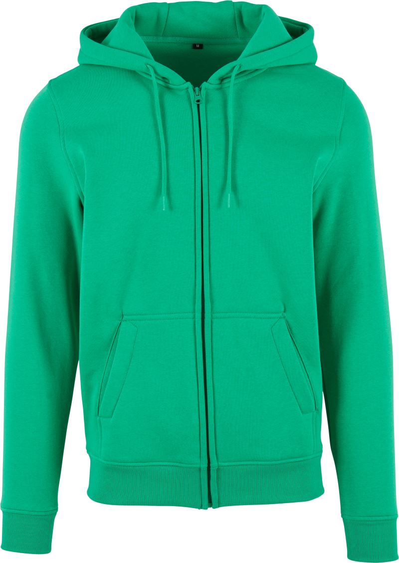 Levně Mikina s kapucí z těžké bavlny - grass green