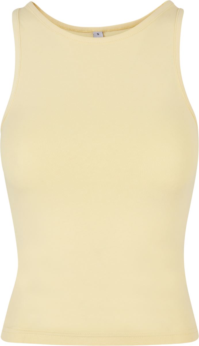 Levně Dámské tílko - soft yellow