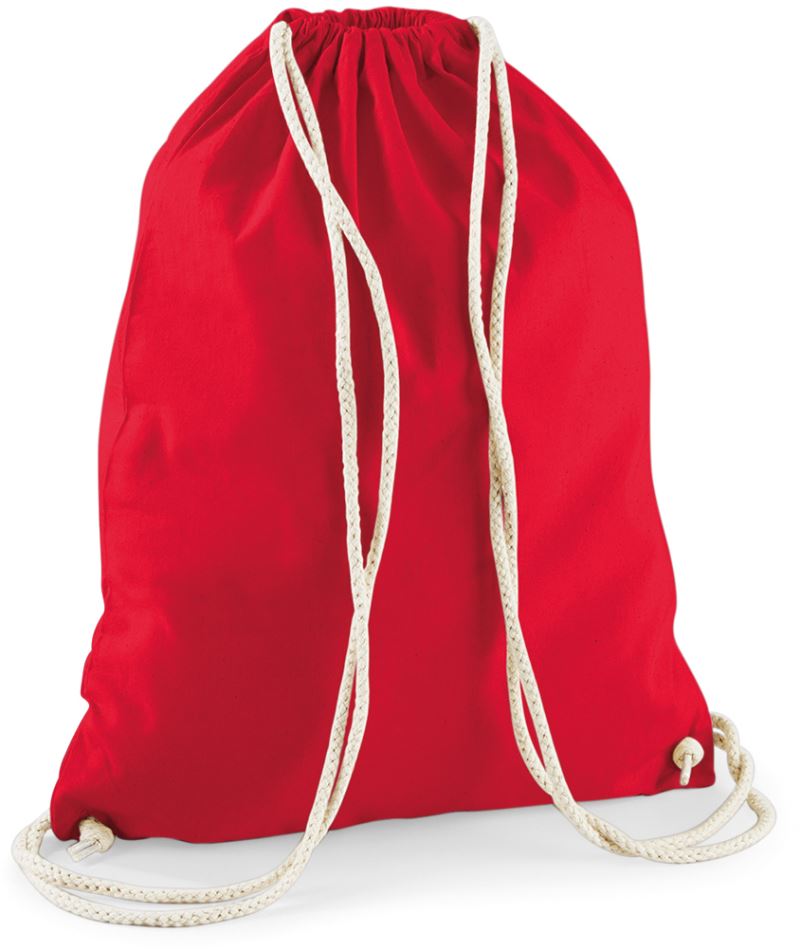 Levně Bavlněný vak na záda - classic red