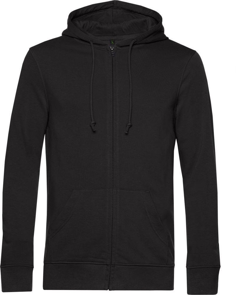 Levně Pánská mikina s kapucí - black pure