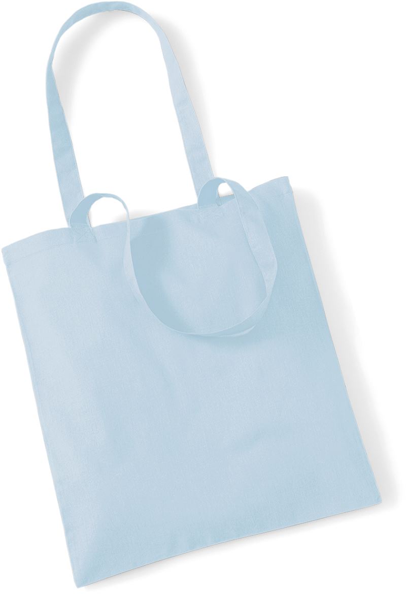 Levně Bavlněná taška "Bag for Life" - pastel blue