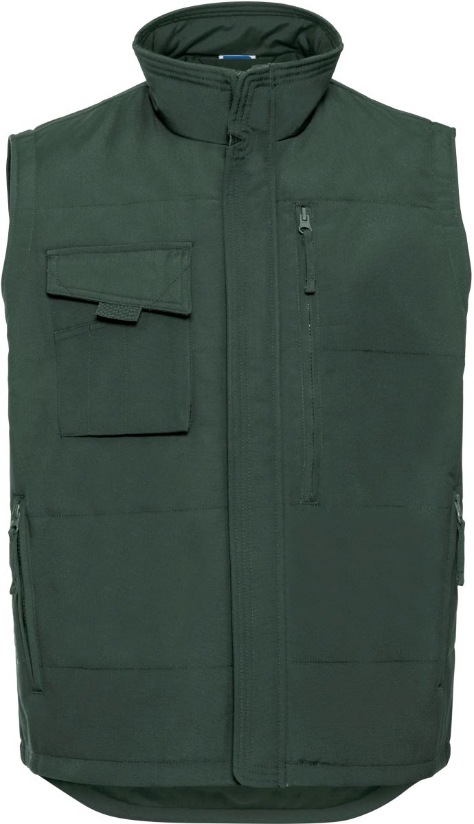 Levně Pracovní vesta - bottle green