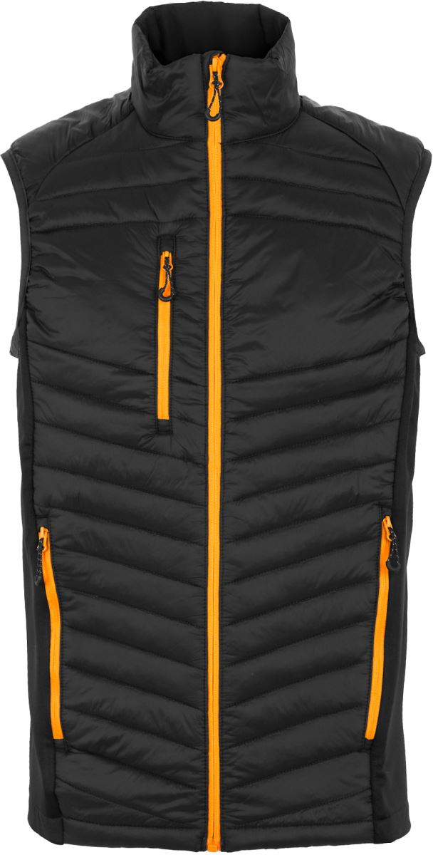 Levně Hybridní vesta "Navigate" - black/orange pop