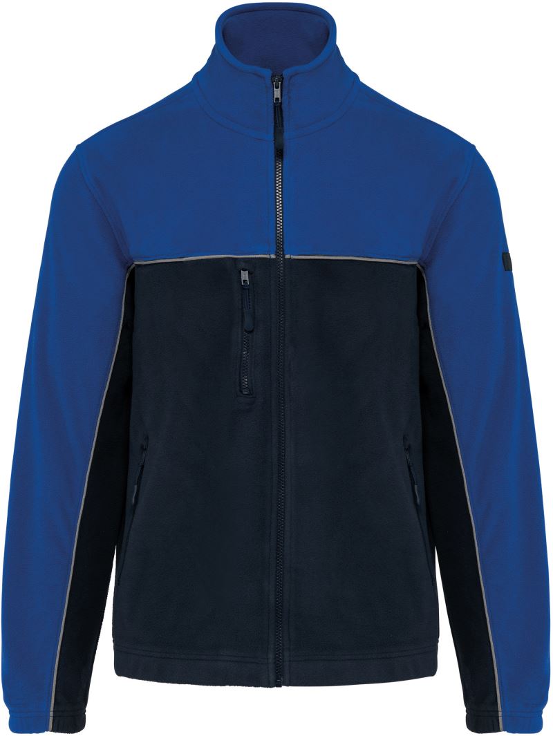 Levně Pracovní fleecová bunda - navy/royal blue