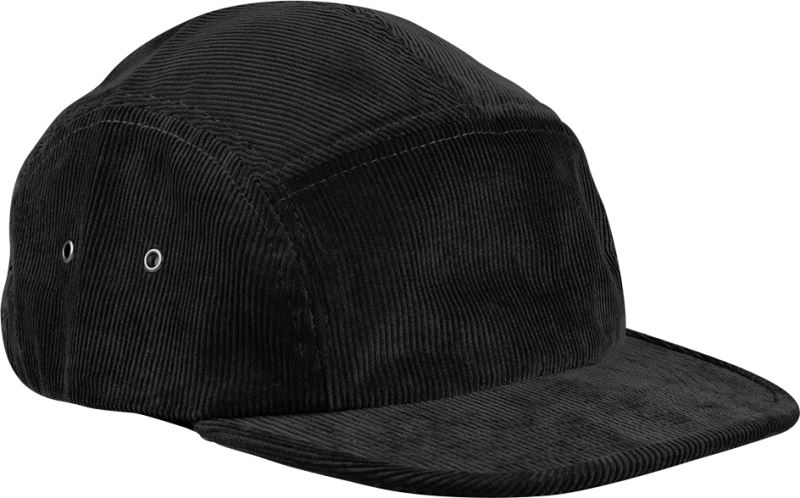 Levně EarthAware® Cord Camper kšiltovka - black