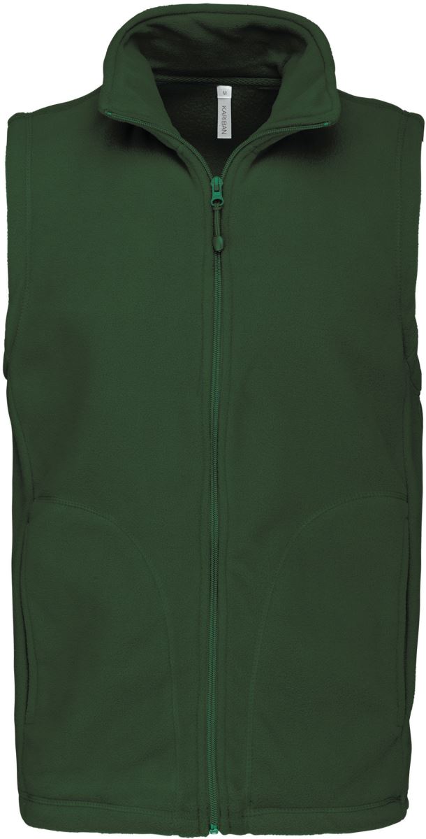 Levně Mikrofleecová vesta "Luca" - forest green