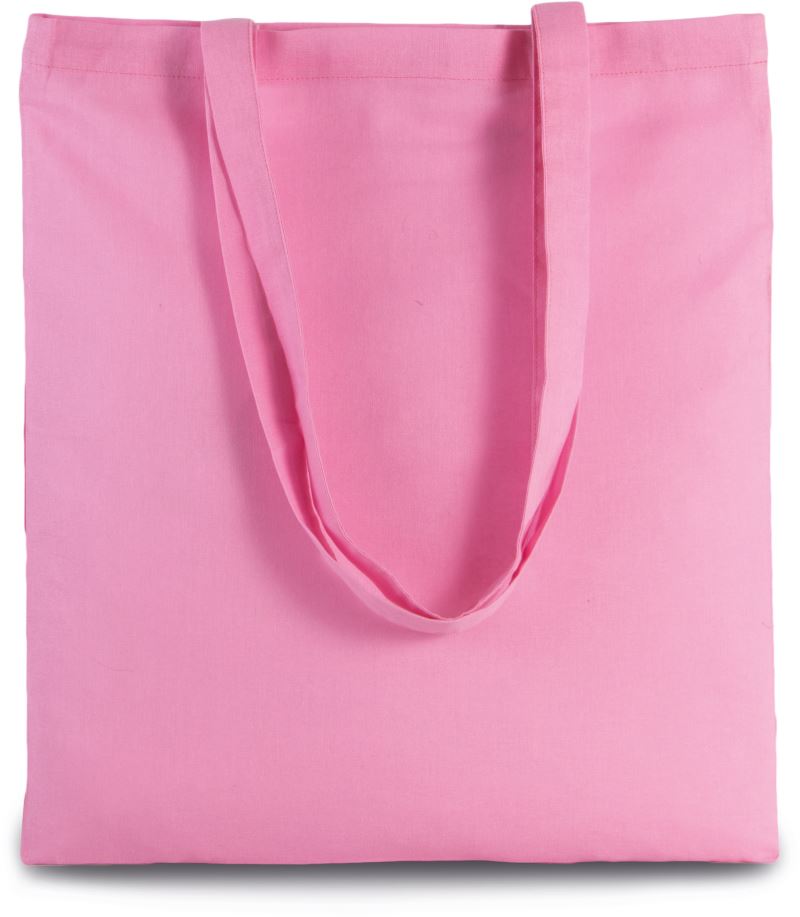 Levně Bavlněná taška s dlouhým uchem - dark pink