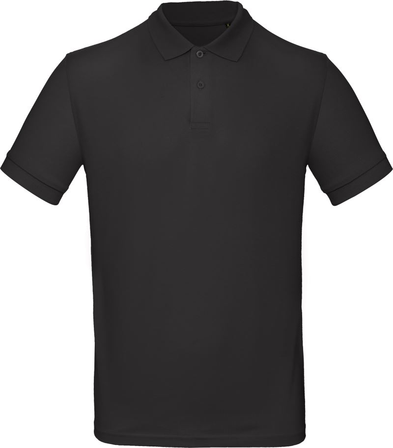 Pánské piqué polo z bio bavlny - black
