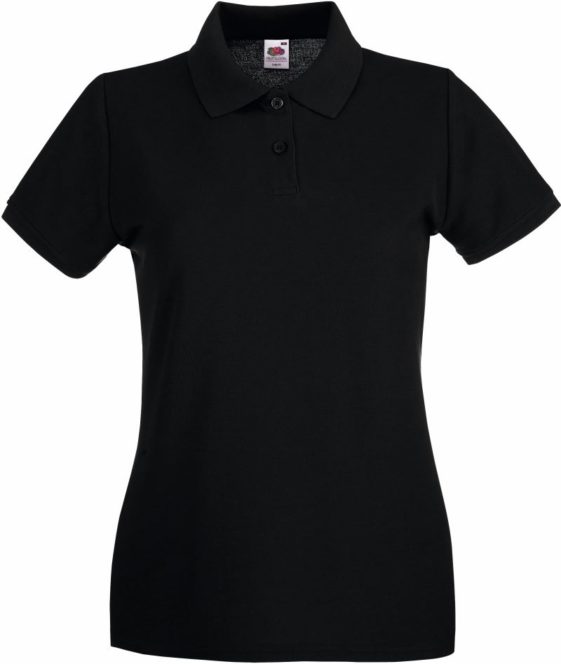 Dámské piqué polo - black