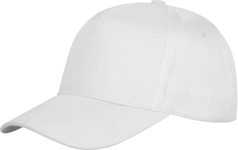 Levně 5 panelová polyesterová kšiltovka - white