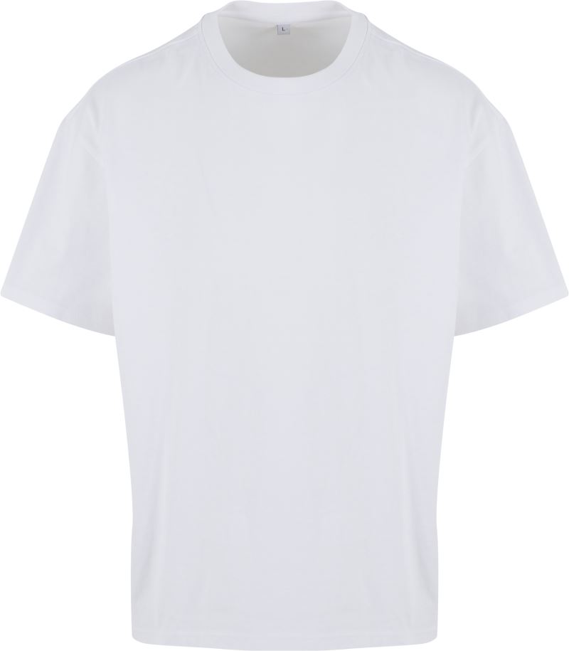 Levně Unisex oversize tričko z těžké bavlny - white