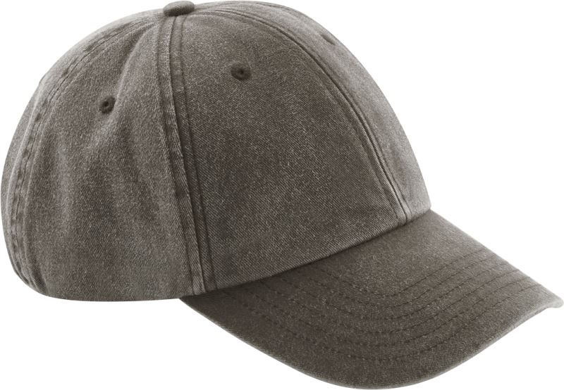 Levně 6 panelová nízkoprofilová kšiltovka "Vintage" - vintage brown