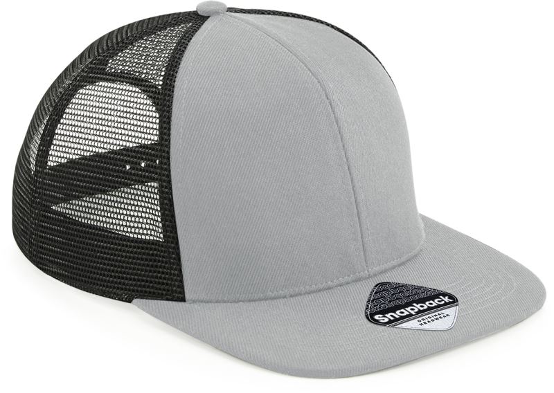 Levně 6 panelová kšiltovka "Original Trucker" - grey/black